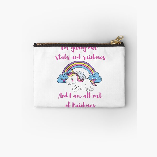Item preview, it's all stabs and rainbows, Funny Unicorn Quotes designed and sold by MAdHouseArtist.