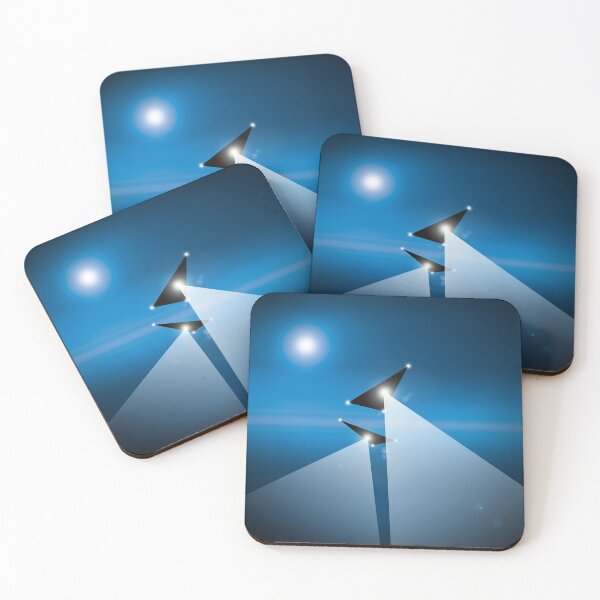 Item preview, Black Triangle - UFO on Blue Sky designed and sold by QuarterMoon.