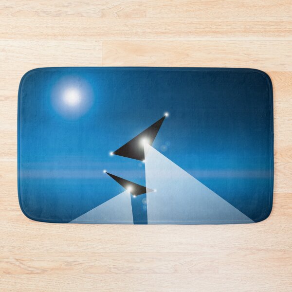 Item preview, Black Triangle - UFO on Blue Sky designed and sold by QuarterMoon.