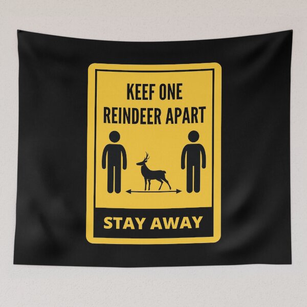 Item preview, Keep One Reindeer Apart ; Funny Gift for Christmas Shirt designed and sold by Rizwandogar.