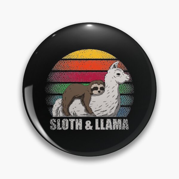 Item preview, Sloth and Llama Retro designed and sold by Phate86.