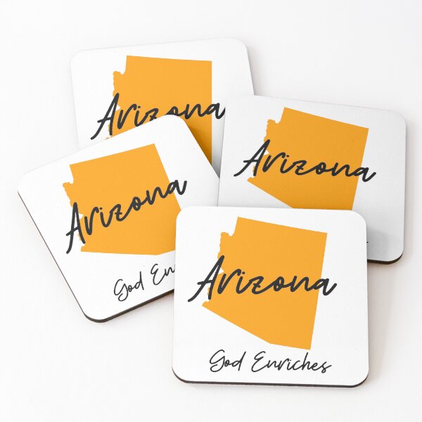 Item preview, Arizona State Motto God enriches designed and sold by Danielle Slade.