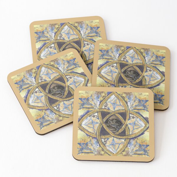 Item preview, Golden Sagittarius Mandala designed and sold by Visuddhi.