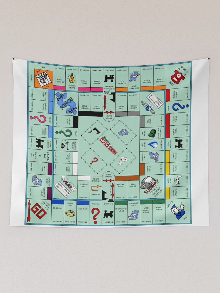 Carte de vœux for Sale avec l'œuvre « Jeu de société Monopoly » de  l'artiste BritishYank