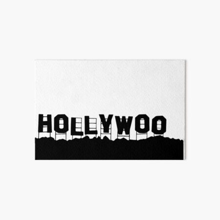 Bojack Reiter dunkles Hollywoo-Zeichen Galeriedruck