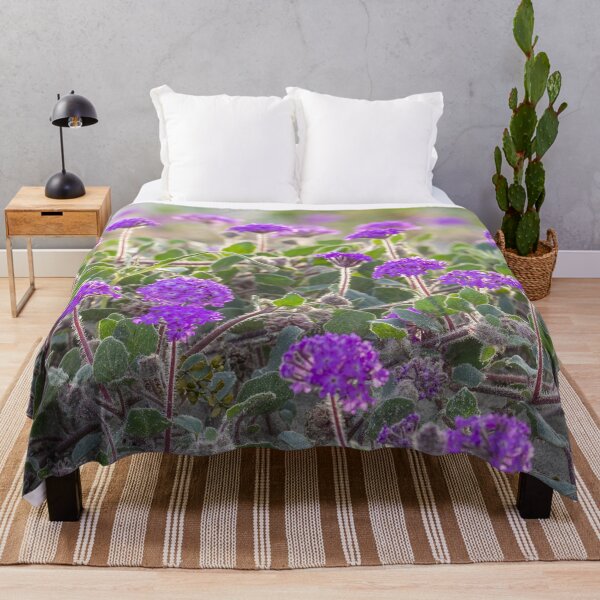 Item preview, Purple Field of Flowers, Desert Verbena designed and sold by ScienceSource.