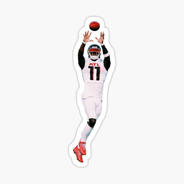 Julio Jones football Paper Poster Buccaneers 4 - Julio Jones - Sticker