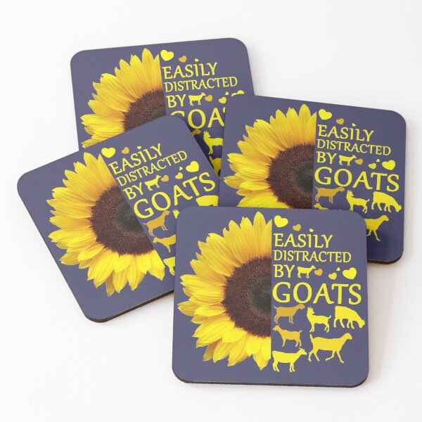 Item preview, Easily Distracted By Goats Sunflower Design Gift For Goats lover designed and sold by engsasa.