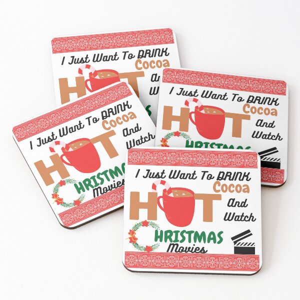 Item preview, I just want to drink hot cocoa and watch Christmas movies designed and sold by Vibing-Right.