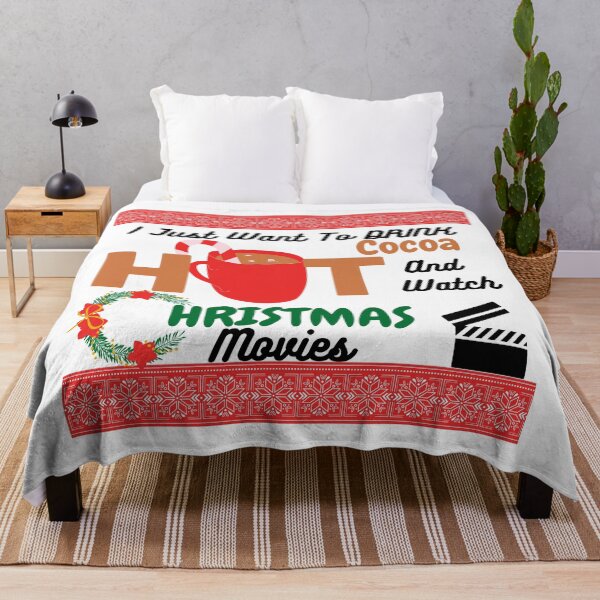 Item preview, I just want to drink hot cocoa and watch Christmas movies designed and sold by Vibing-Right.