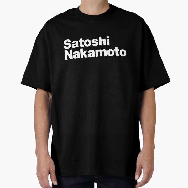 Artikel-Vorschau von Satoshi Nakamoto (weiß), designt und verkauft von dudethecreator.
