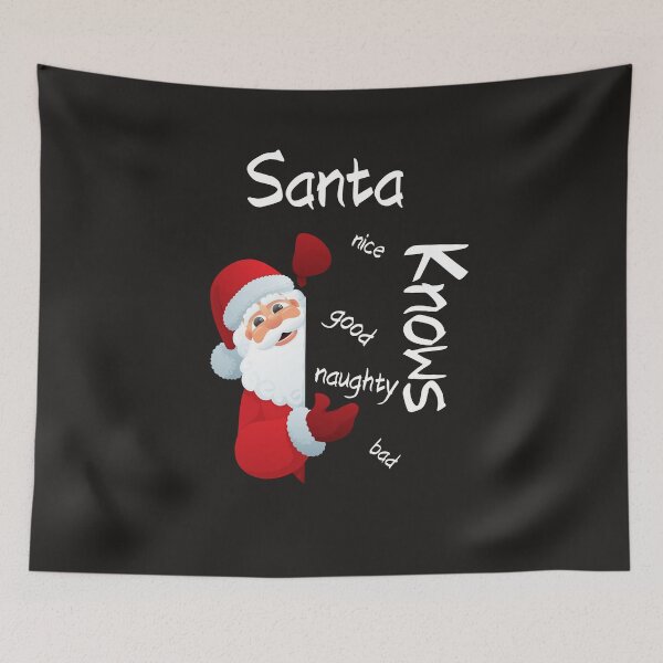 Item preview, Santa Knows Tees designed and sold by Shevonda Thomas.