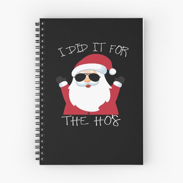 Item preview, I DID IT FOR THE HO'S Funny Christmas Quarantine Gif designed and sold by AYMEDD.