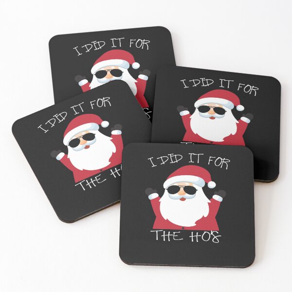 Item preview, I DID IT FOR THE HO'S Funny Christmas Quarantine Gif designed and sold by AYMEDD.