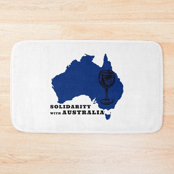 Item preview, SOLIDARITY WITH AUSTRALIA WINE MAP AND SUPPORT OF FREEDOM AND HUMAN RIGHTS designed and sold by thebaronart.