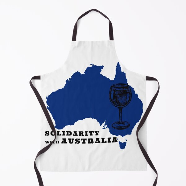 Item preview, SOLIDARITY WITH AUSTRALIA WINE MAP AND SUPPORT OF FREEDOM AND HUMAN RIGHTS designed and sold by thebaronart.