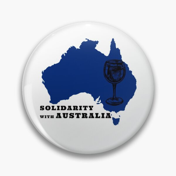 Item preview, SOLIDARITY WITH AUSTRALIA WINE MAP AND SUPPORT OF FREEDOM AND HUMAN RIGHTS designed and sold by thebaronart.