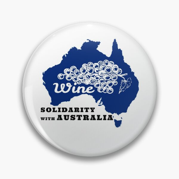 Item preview, SOLIDARITY WITH AUSTRALIA WINE AND SUPPORT OF FREEDOM AND HUMAN RIGHTS designed and sold by thebaronart.