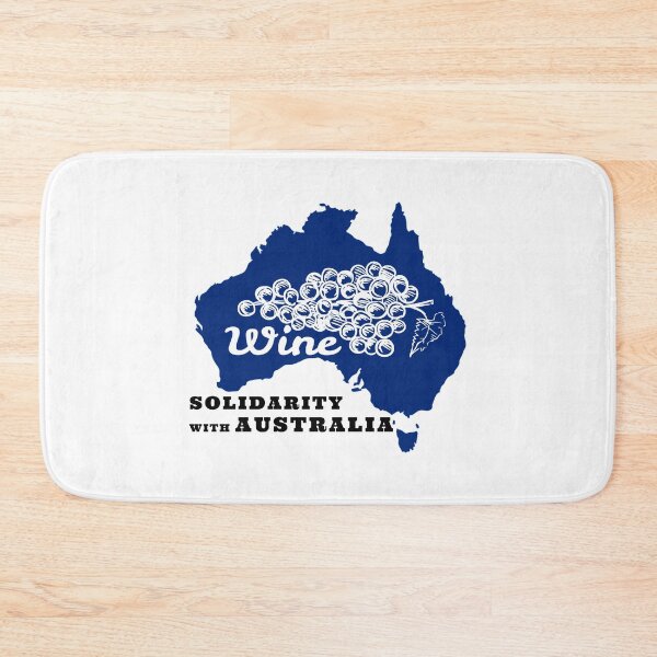 Item preview, SOLIDARITY WITH AUSTRALIA WINE AND SUPPORT OF FREEDOM AND HUMAN RIGHTS designed and sold by thebaronart.