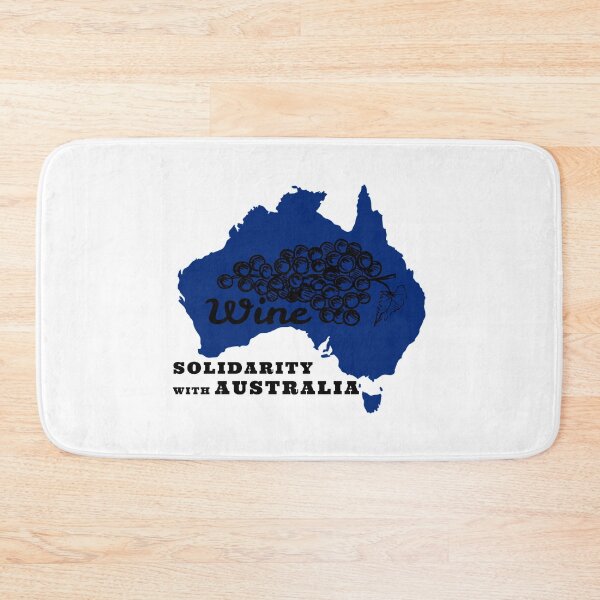 Item preview, SOLIDARITY WITH AUSTRALIA WINE AND SUPPORT OF FREEDOM AND HUMAN RIGHTS designed and sold by thebaronart.