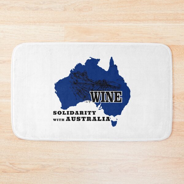 Item preview, SOLIDARITY WITH AUSTRALIA WINE AND SUPPORT OF FREEDOM AND HUMAN RIGHTS designed and sold by thebaronart.