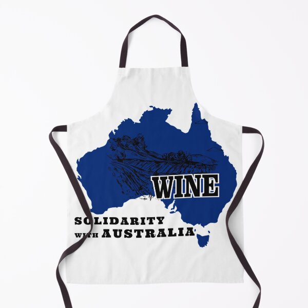 Item preview, SOLIDARITY WITH AUSTRALIA WINE AND SUPPORT OF FREEDOM AND HUMAN RIGHTS designed and sold by thebaronart.