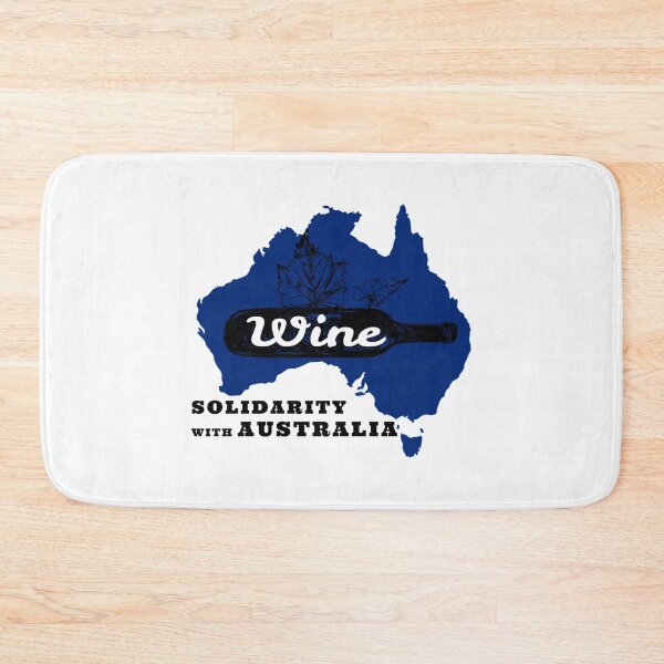 Item preview, SOLIDARITY WITH AUSTRALIA WINE AND SUPPORT OF FREEDOM AND HUMAN RIGHTS designed and sold by thebaronart.