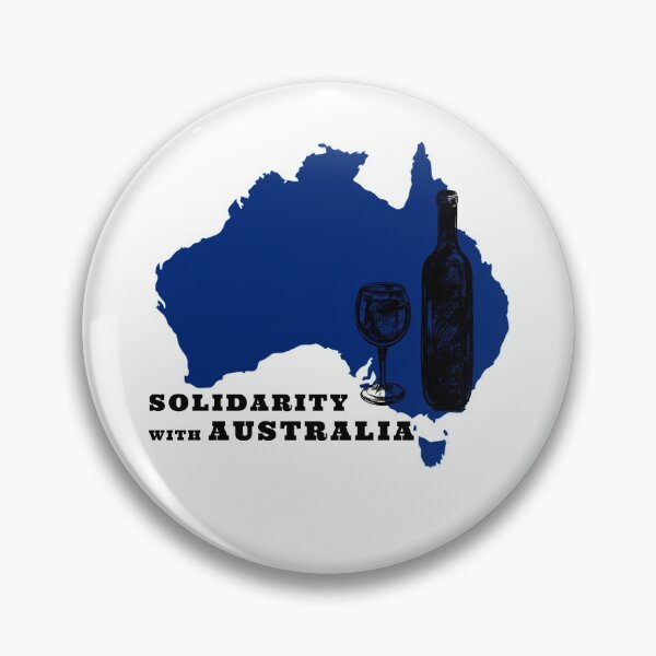 Item preview, SOLIDARITY WITH AUSTRALIA WINE AND SUPPORT OF FREEDOM AND HUMAN RIGHTS designed and sold by thebaronart.