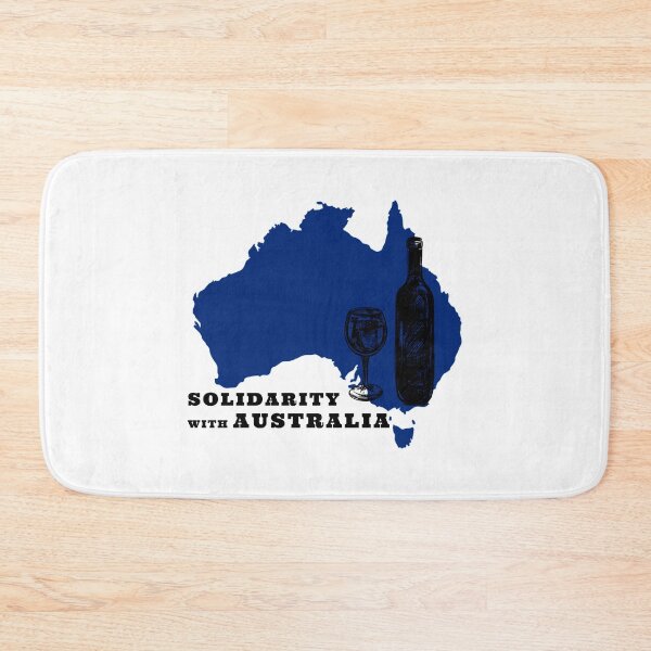 Item preview, SOLIDARITY WITH AUSTRALIA WINE AND SUPPORT OF FREEDOM AND HUMAN RIGHTS designed and sold by thebaronart.