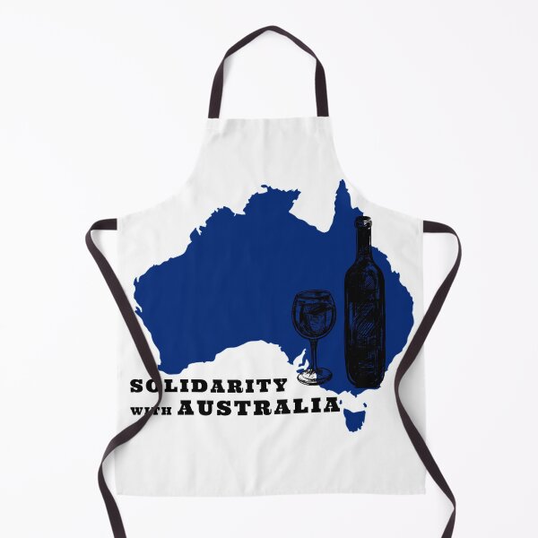 Item preview, SOLIDARITY WITH AUSTRALIA WINE AND SUPPORT OF FREEDOM AND HUMAN RIGHTS designed and sold by thebaronart.
