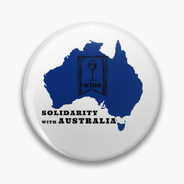 Item preview, SOLIDARITY WITH AUSTRALIA WINE AND SUPPORT OF FREEDOM AND HUMAN RIGHTS designed and sold by thebaronart.