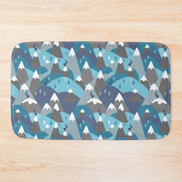 Artikelvorschau, Snowy Mountain Pattern entworfen und verkauft von katelein.