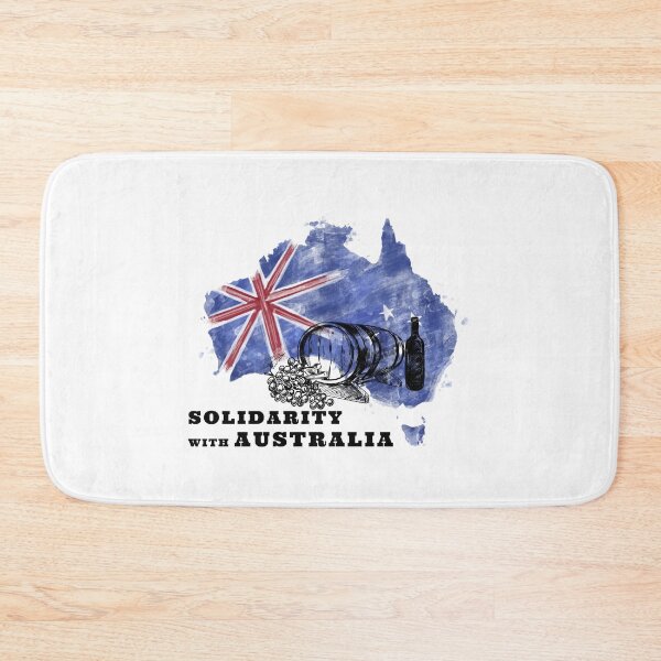 Item preview, SOLIDARITY WITH AUSTRALIA WINE AND SUPPORT OF FREEDOM AND HUMAN RIGHTS designed and sold by thebaronart.