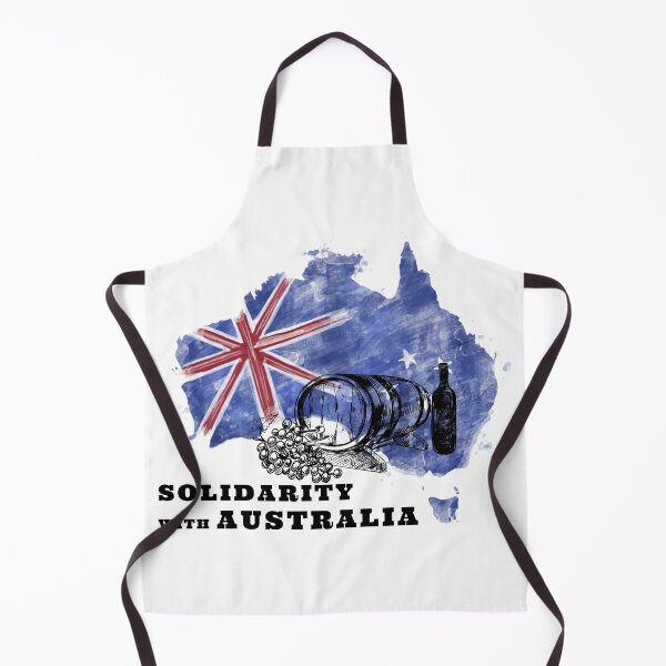 Item preview, SOLIDARITY WITH AUSTRALIA WINE AND SUPPORT OF FREEDOM AND HUMAN RIGHTS designed and sold by thebaronart.