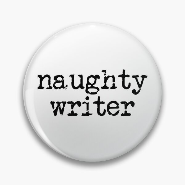 Item preview, naughty writer in black designed and sold by TeaRoseWriter.