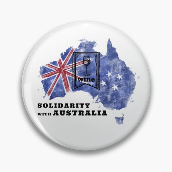 Item preview, SOLIDARITY WITH AUSTRALIA WINE AND SUPPORT OF FREEDOM AND HUMAN RIGHTS designed and sold by thebaronart.