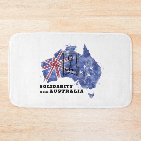 Item preview, SOLIDARITY WITH AUSTRALIA WINE AND SUPPORT OF FREEDOM AND HUMAN RIGHTS designed and sold by thebaronart.