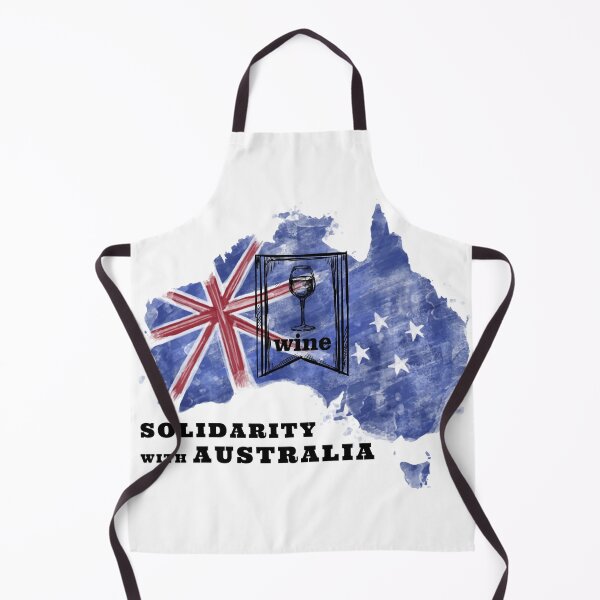 Item preview, SOLIDARITY WITH AUSTRALIA WINE AND SUPPORT OF FREEDOM AND HUMAN RIGHTS designed and sold by thebaronart.