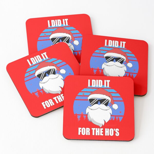 Item preview, I DID IT FOR THE HO'S - FUNNY CHRISTMAS Classic T-Shirt designed and sold by CarrieTDesigns.