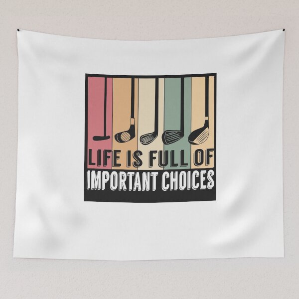 Item preview, Golf Funny Life Choices Clubs designed and sold by mwagie.
