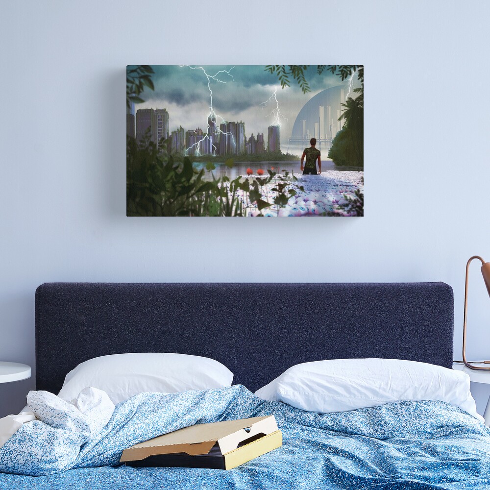 The Unfortunate Expiration of Mr. David S. Sparks - Full Landscape Art Only Canvas Print