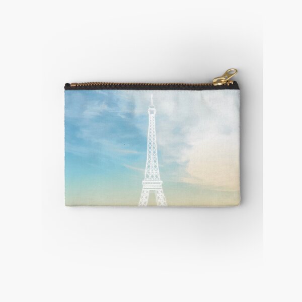 Item preview, Paris Landscape with Minimalist Eiffel Drawing designed and sold by Zetsmo.