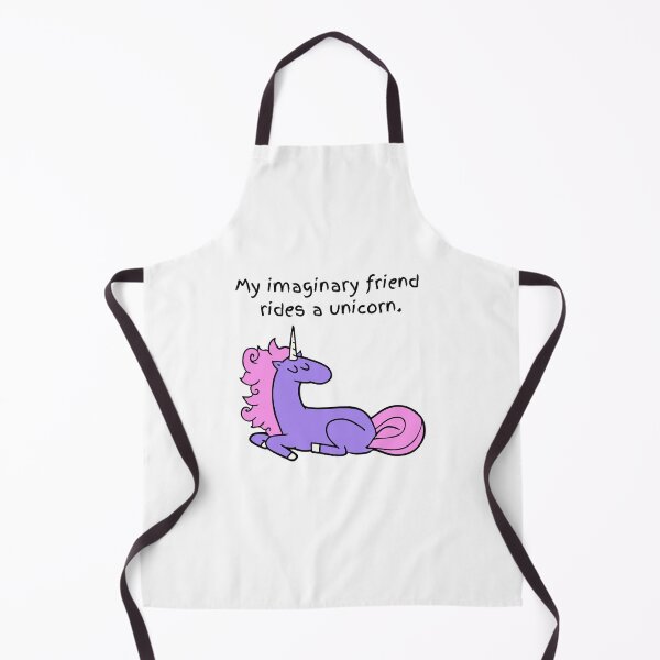 Item preview, My Imaginary Friend Rides a Unicorn designed and sold by Seeding Serendipity.