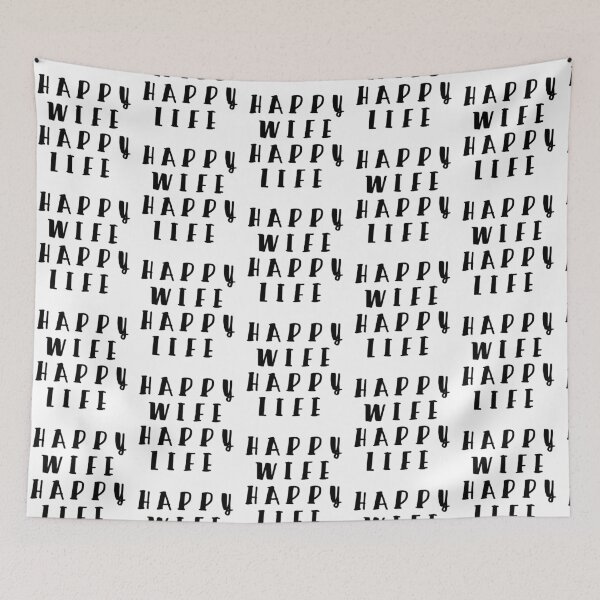 Item preview, Happy Wife Happy Life designed and sold by SciathDe.