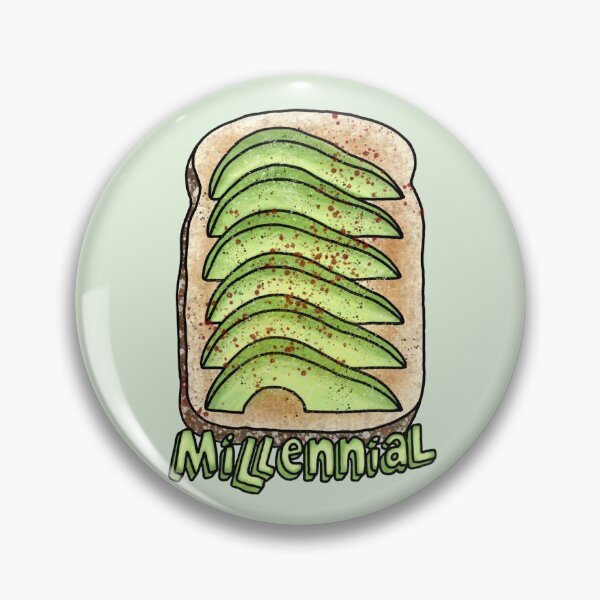 Item preview, Millennial Avocado Toast designed and sold by NiceButton.