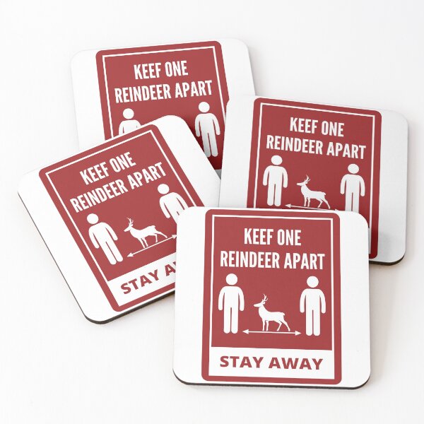 Item preview, Keep One Reindeer Apart ; Funny Gift for Christmas Shirt designed and sold by Rizwandogar.