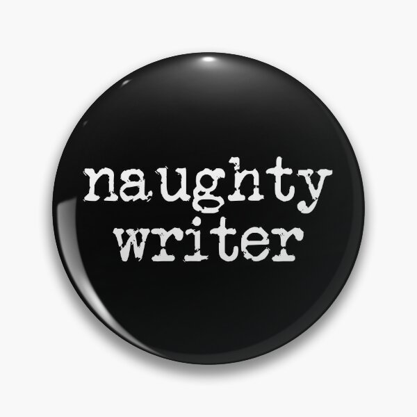 Item preview, naughty writer in white designed and sold by TeaRoseWriter.