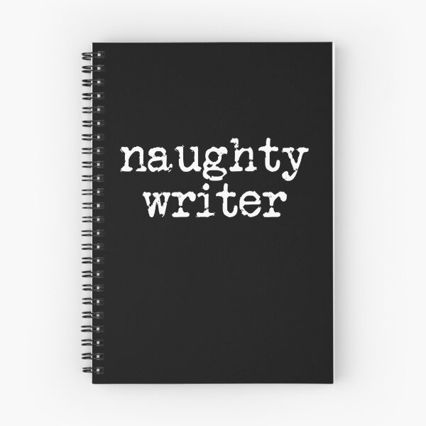 Item preview, naughty writer in white designed and sold by TeaRoseWriter.