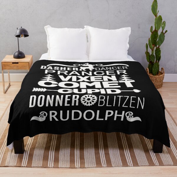 Item preview, Dasher Dancer Prancer Vixen Comet Cupid Donner Plitzen T-shirt Gift Merry Christmas Funny Shirt designed and sold by Hamo27.