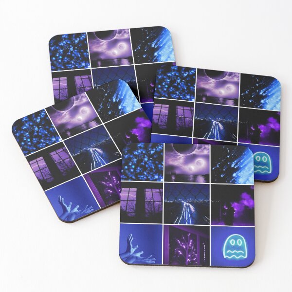 Item preview, Blue and Purple Moodboard designed and sold by feardeargcrafts.